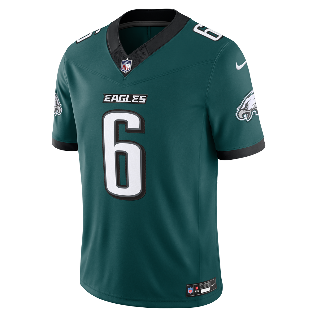 Philadelphia Eagles DeVonta Smith Nike Kelly Green Alternate Vapor F.U.S.E. Stitched Limited Jersey