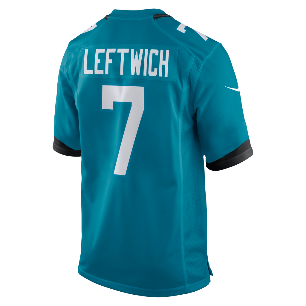 Jacksonville Jaguars Byron Leftwich Nike Black Retired Player Alternate Game Jersey