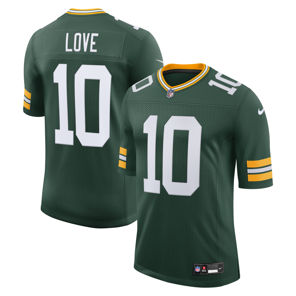 Green Bay Packers Jordan Love Nike Green Vapor Untouchable Stitched Limited Jersey