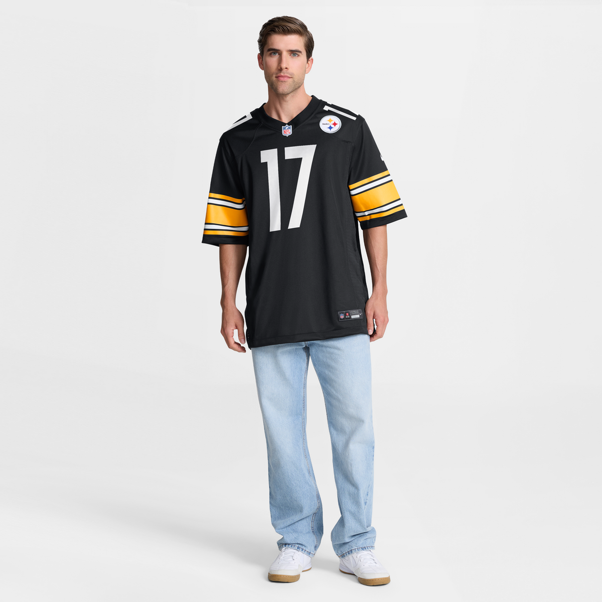 Pittsburgh Steelers Germie Bernard Nike Black Game Jersey