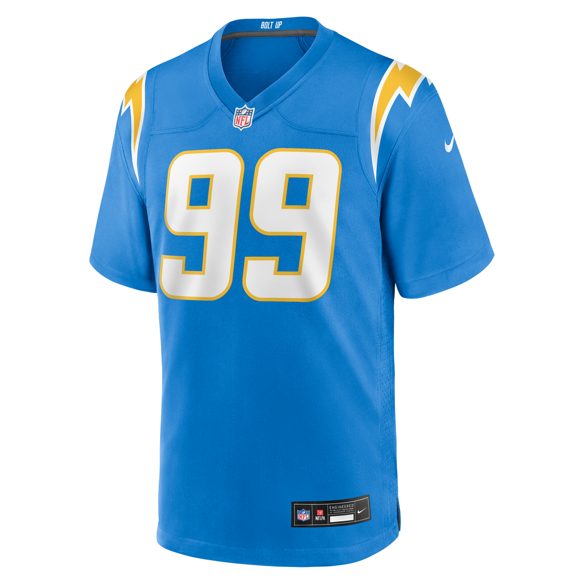 Los Angeles Chargers Scott Matlock Nike Powder Blue Team Game Jersey
