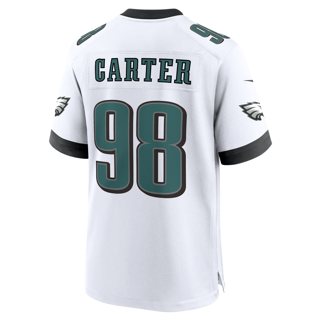 Philadelphia Eagles Jalen Carter Nike Midnight Green Team Game Jersey