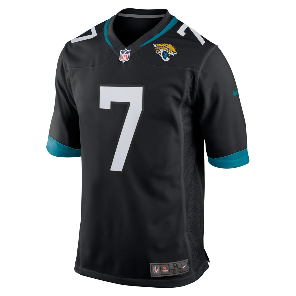 Jacksonville Jaguars Byron Leftwich Nike Black Retired Player Alternate Game Jersey