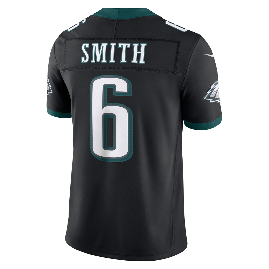 Philadelphia Eagles DeVonta Smith Nike Black Alternate Vapor F.U.S.E. Stitched Limited Jersey