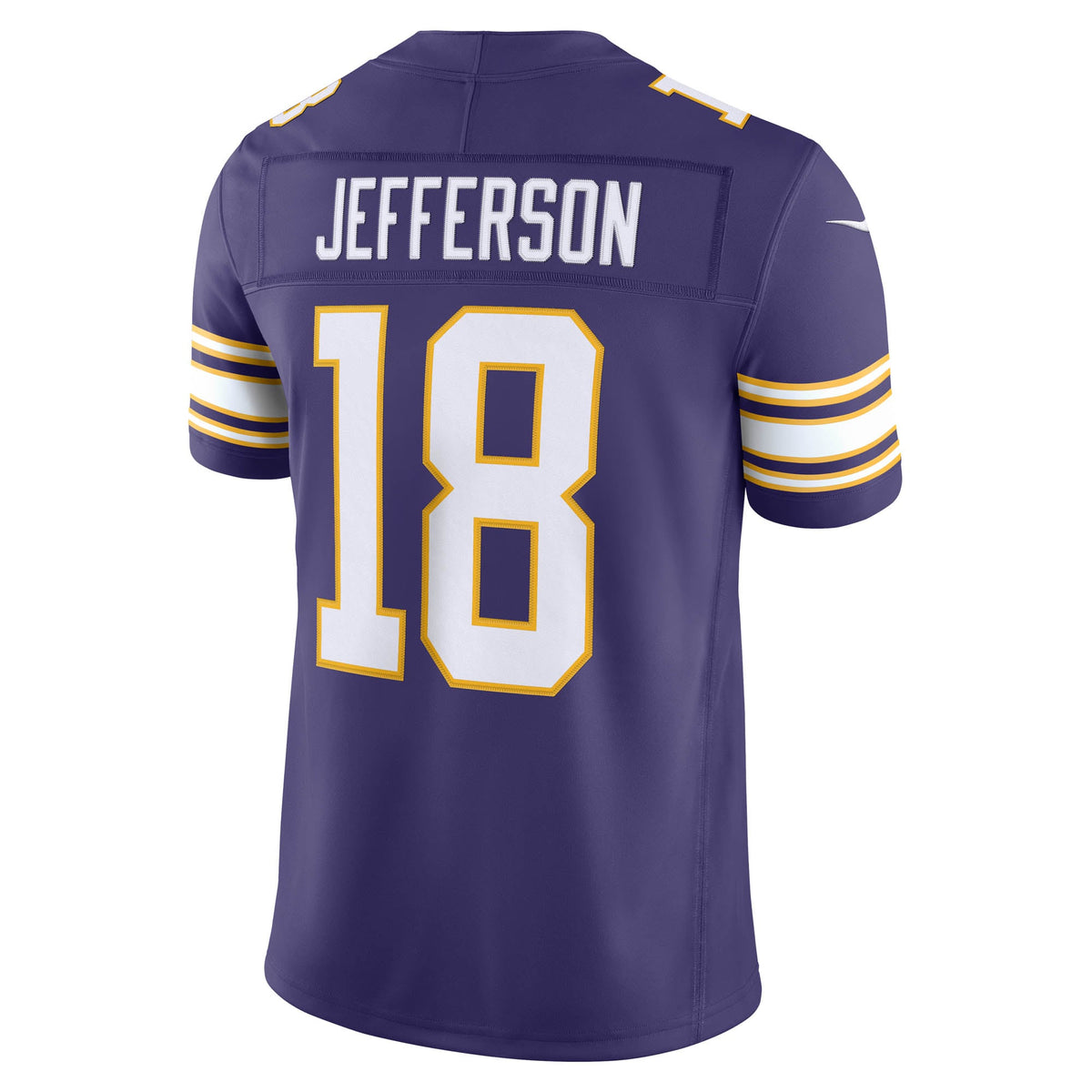 Minnesota Vikings Justin Jefferson Nike Purple Alternate Classic Vapor F.U.S.E. Stitched Limited Jersey