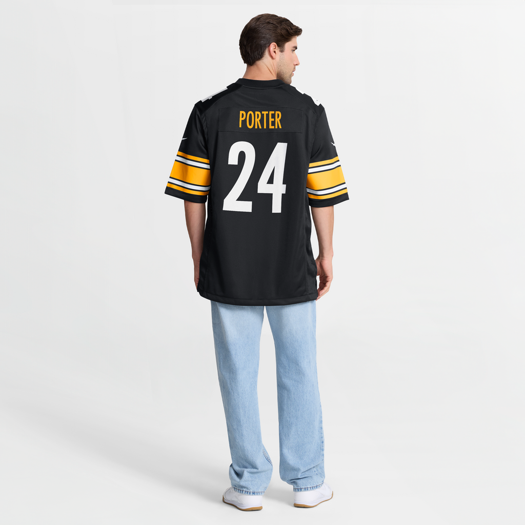 Pittsburgh Steelers Joey Porter Jr. Nike Gold Alternate 1933 Throwback Game Jersey