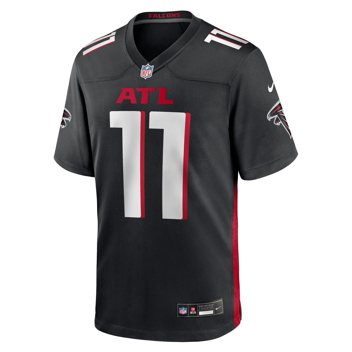 Atlanta Falcons Jalon Walker Nike Black Team Game Jersey