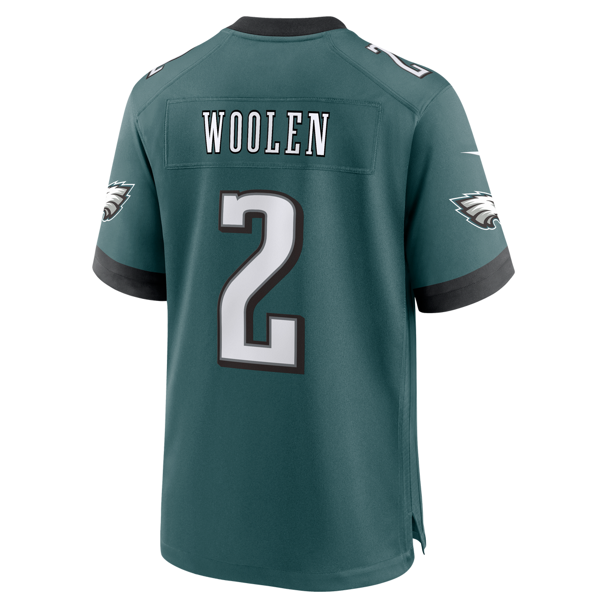 Philadelphia Eagles Tariq Woolen Nike Midnight Green Team Game Jersey