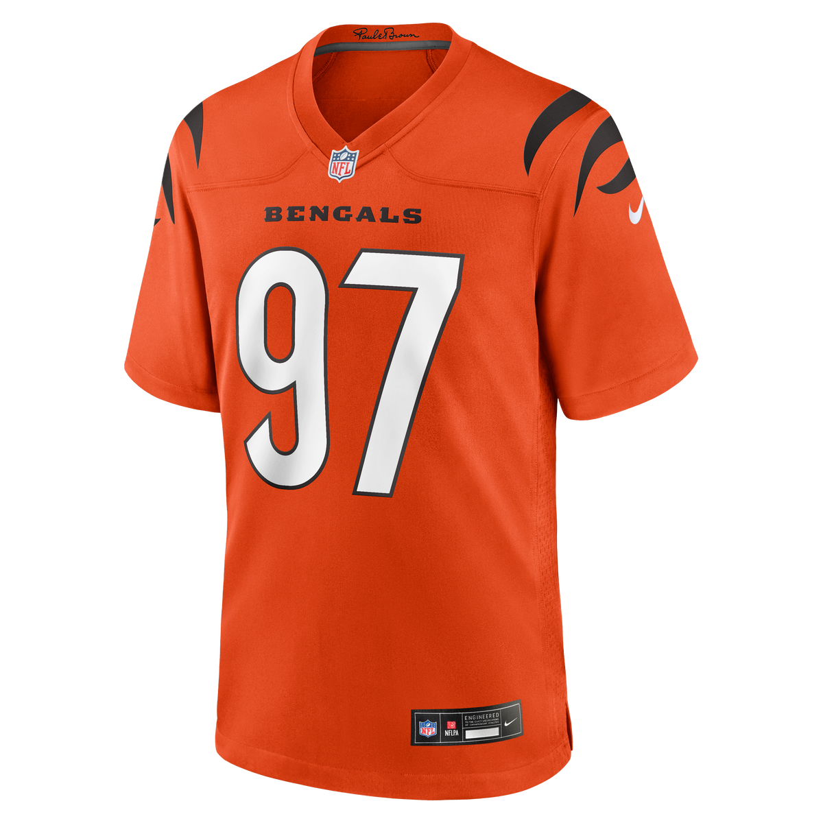 Cincinnati Bengals Dexter Lawrence II Nike Black Game Jersey