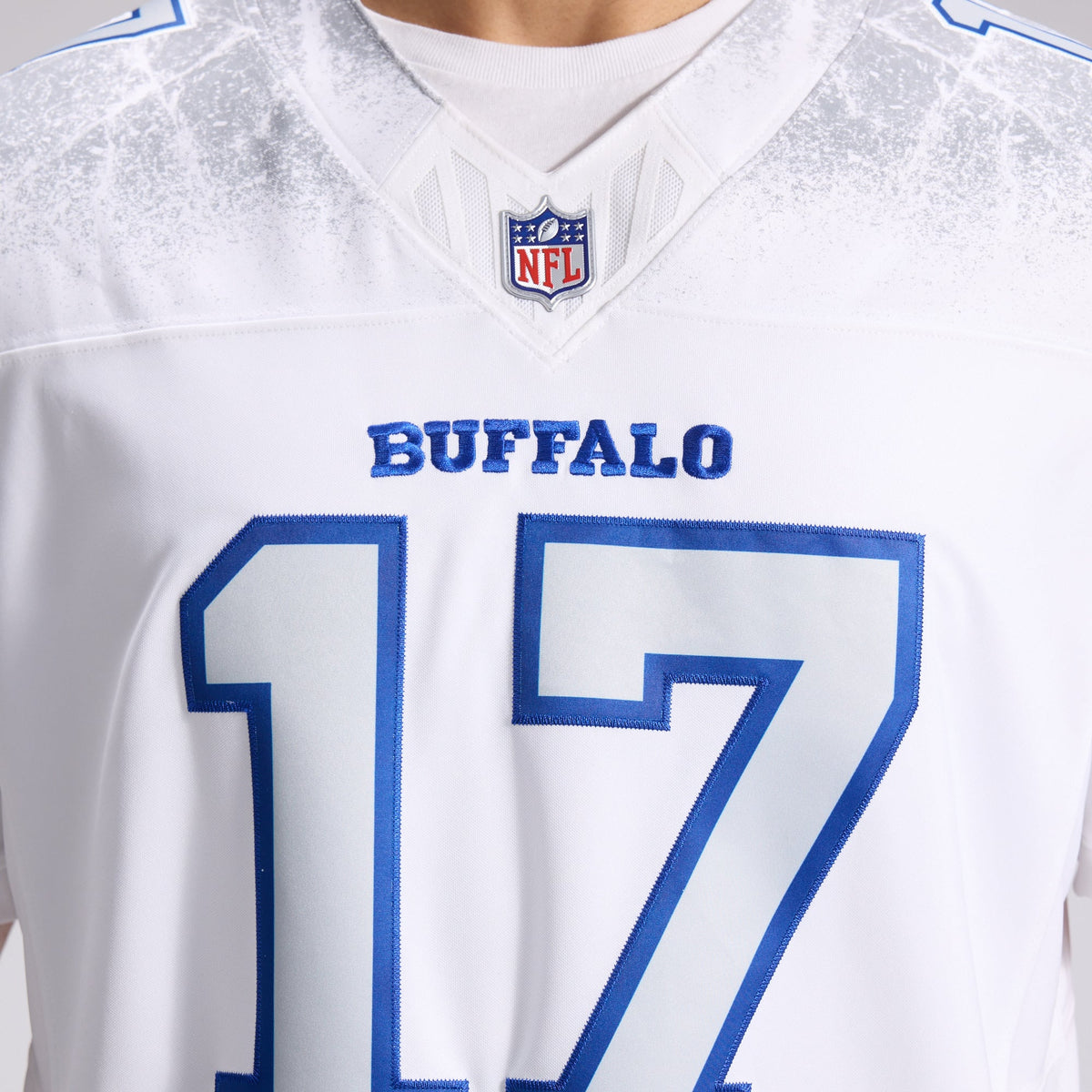 Buffalo Bills Josh Allen Nike White Rivalries Collection Stitched Limited Jersey