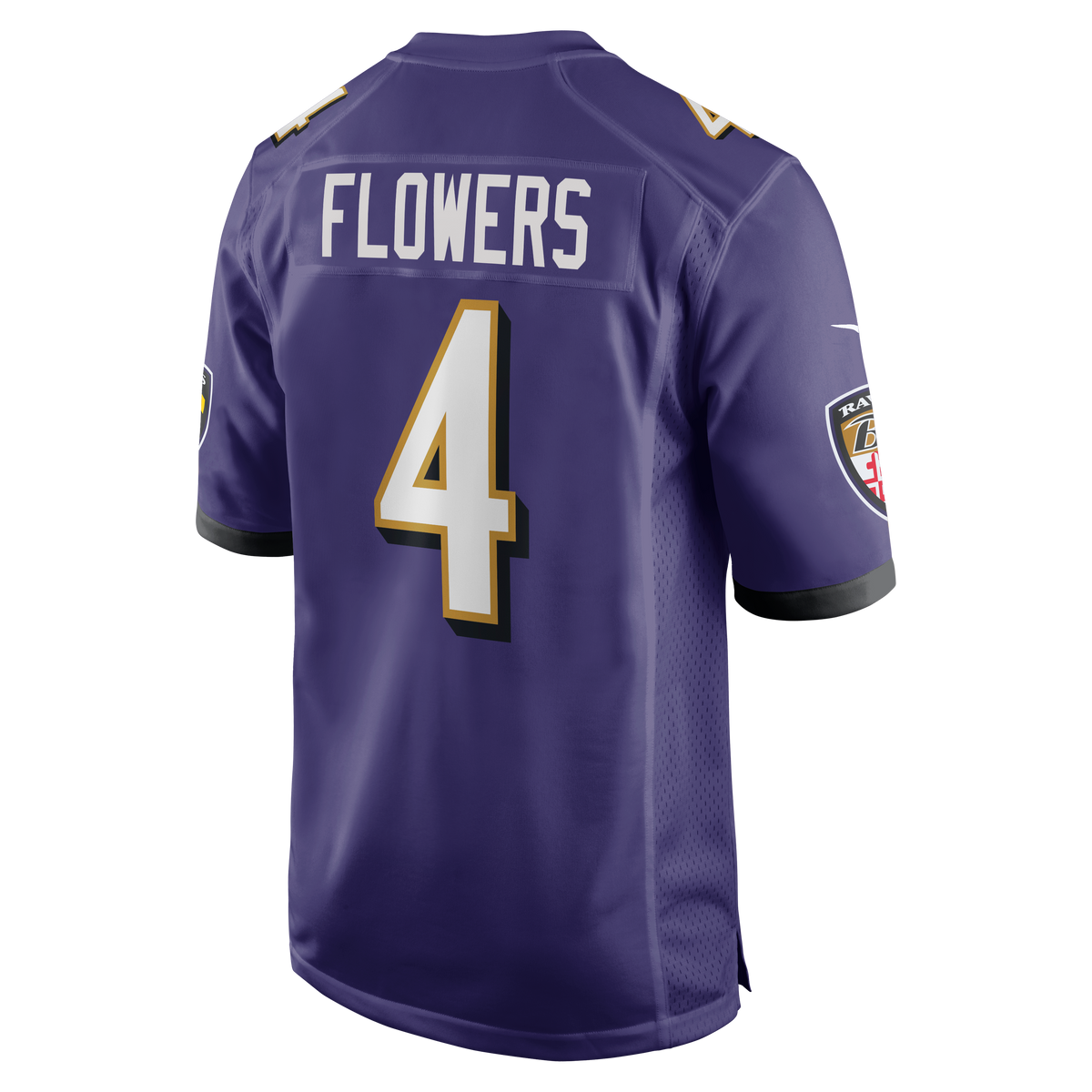 Baltimore Ravens Zay Flowers Nike Purple Game Jersey