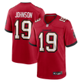Tampa Bay Buccaneers Keyshawn Johnson Nike Red Game Retired Player Jersey