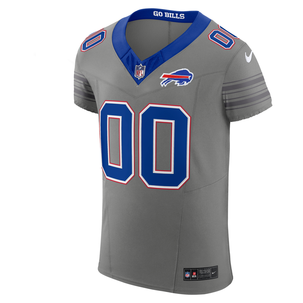 Buffalo Bills Nike Gray Nickel City Vapor F.U.S.E. Custom Elite Jersey
