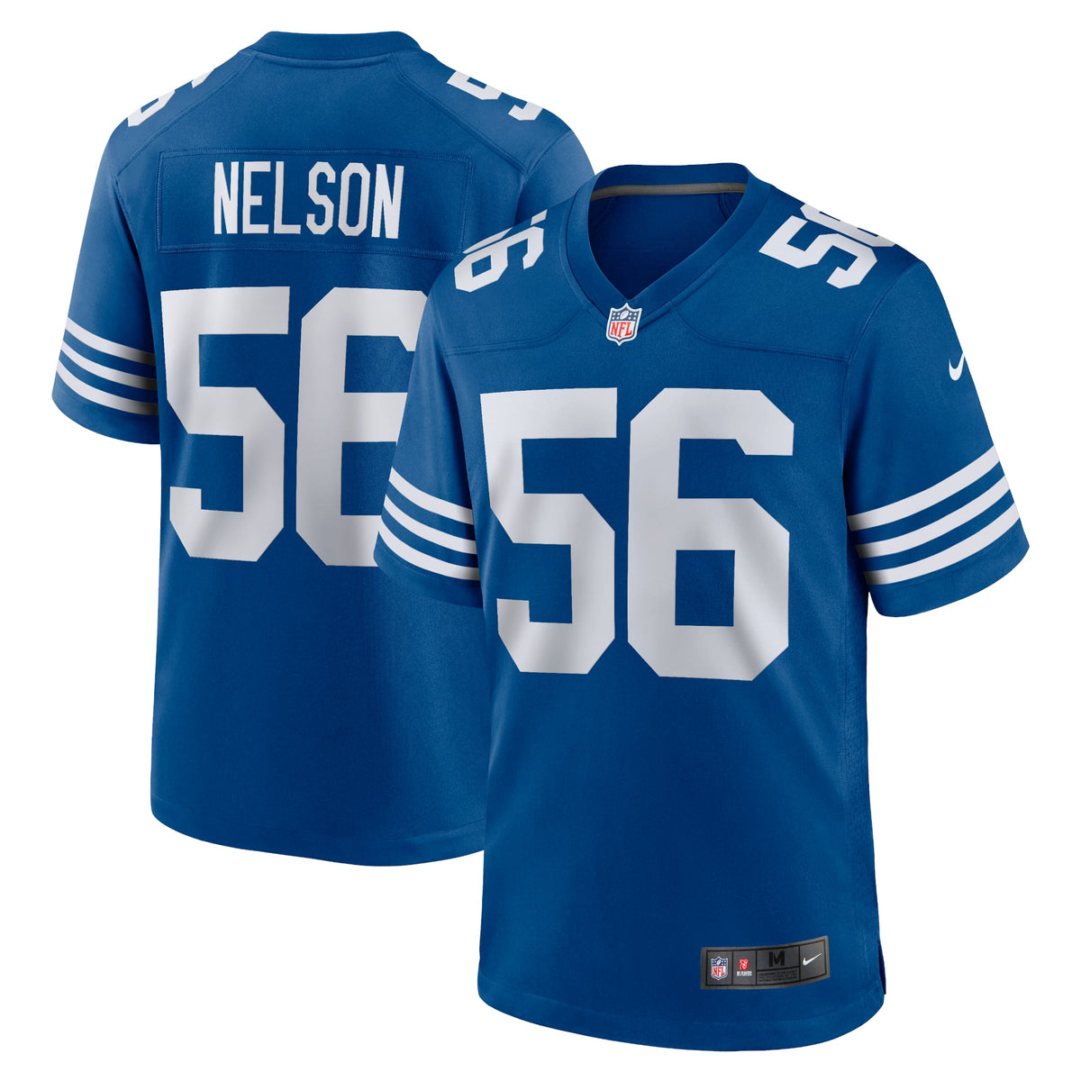Indianapolis Colts Quenton Nelson Nike White Game Player Jersey