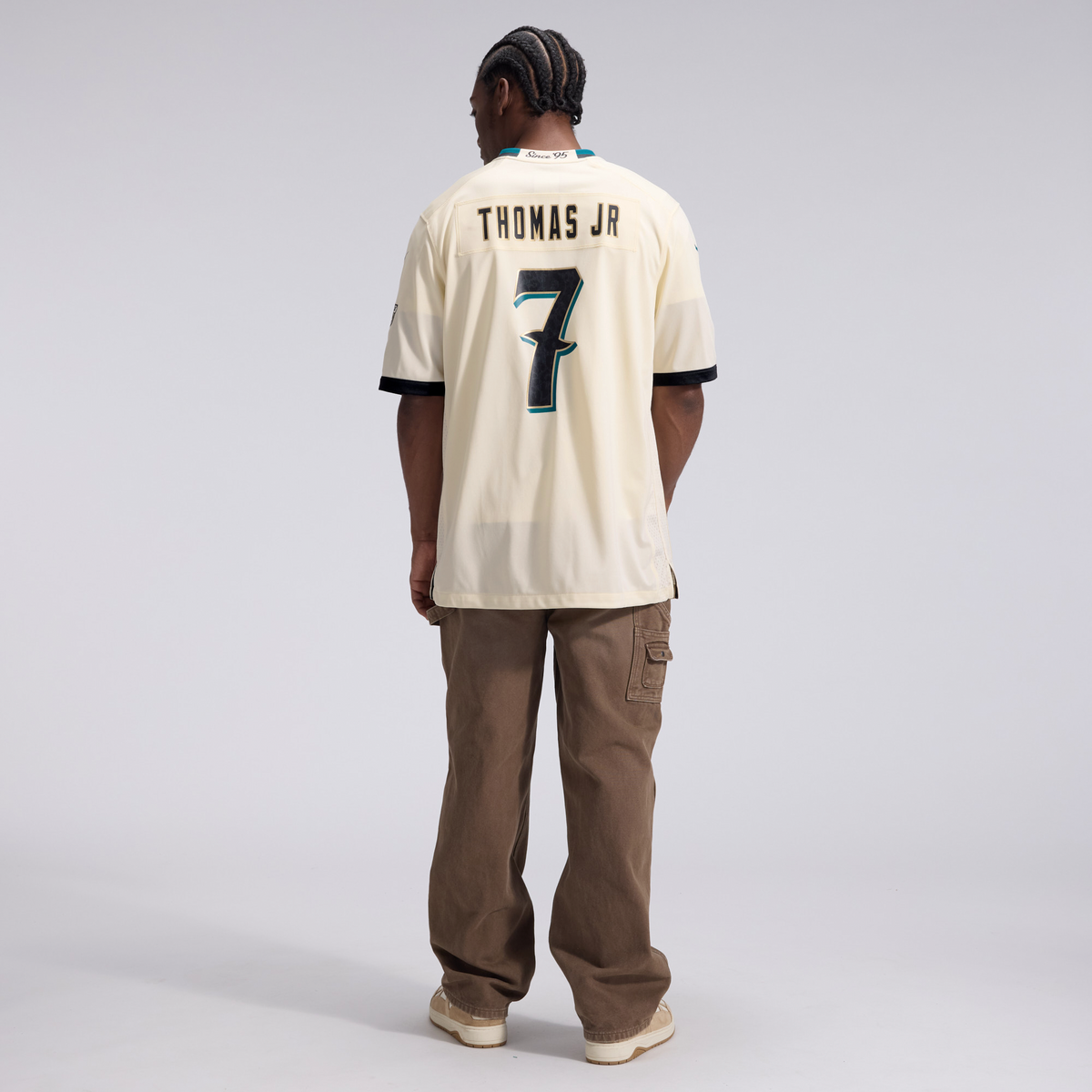 Jacksonville Jaguars Brian Thomas Jr. Nike Natural 2026 Rivalries Collection Game Jersey