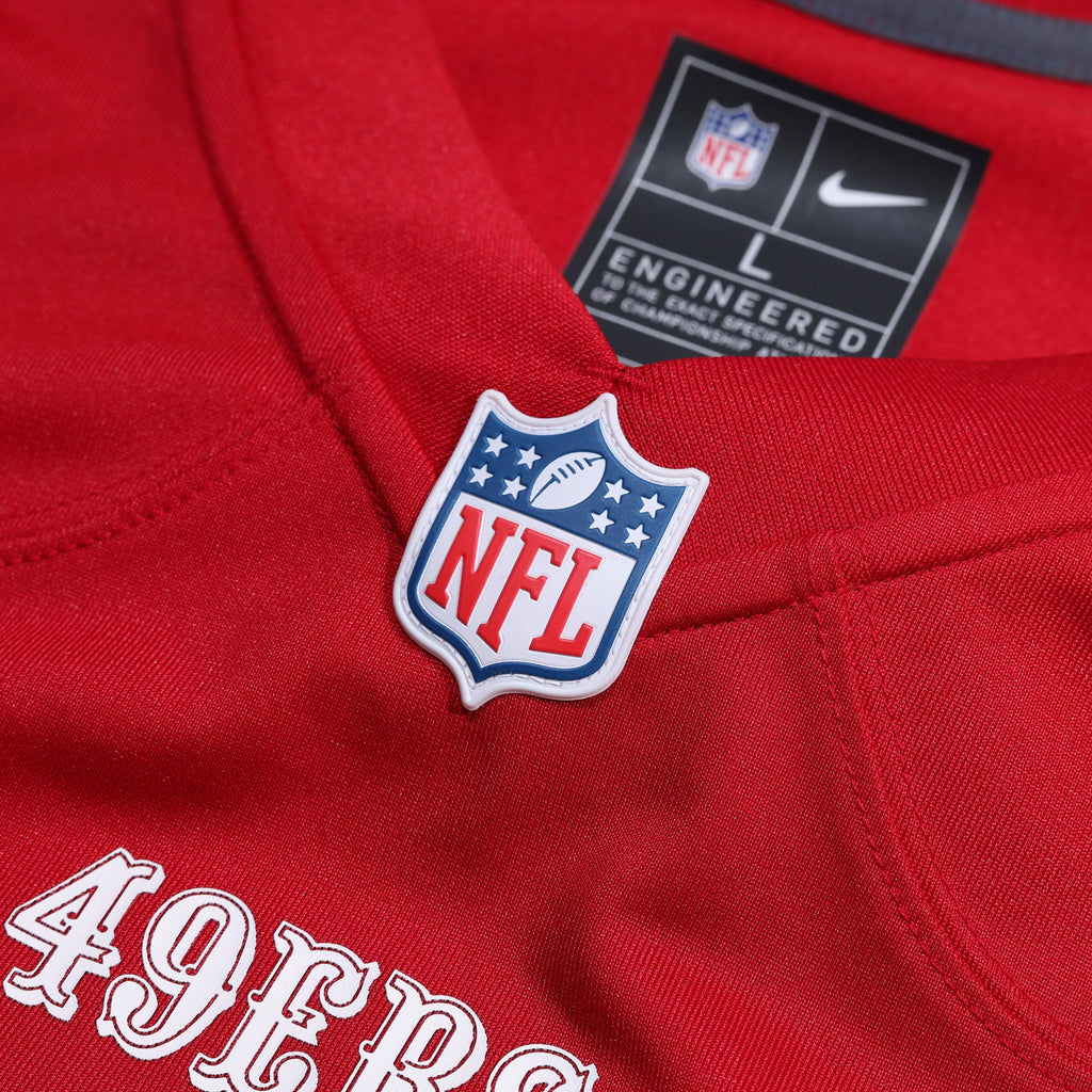 San Francisco 49ers Fred Warner Nike White Player Game Jersey