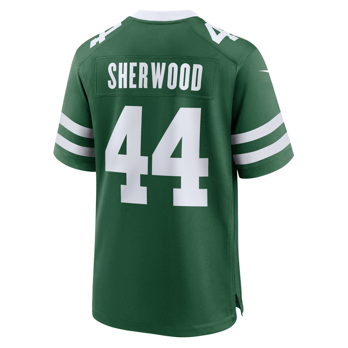New York Jets Jamien Sherwood Nike Legacy Green Team Game Jersey