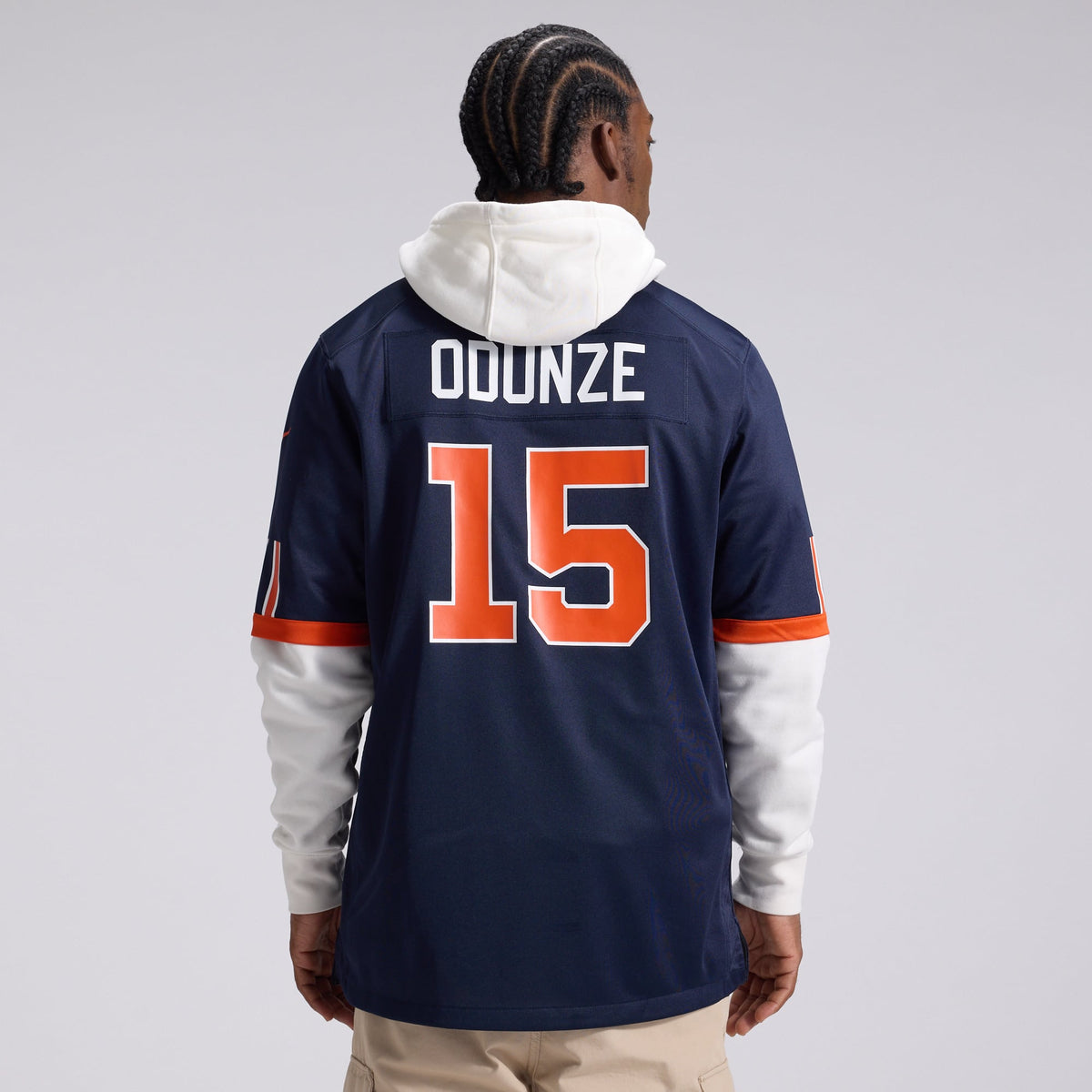 Chicago Bears Rome Odunze Nike Navy 2026 Rivalries Collection Game Jersey