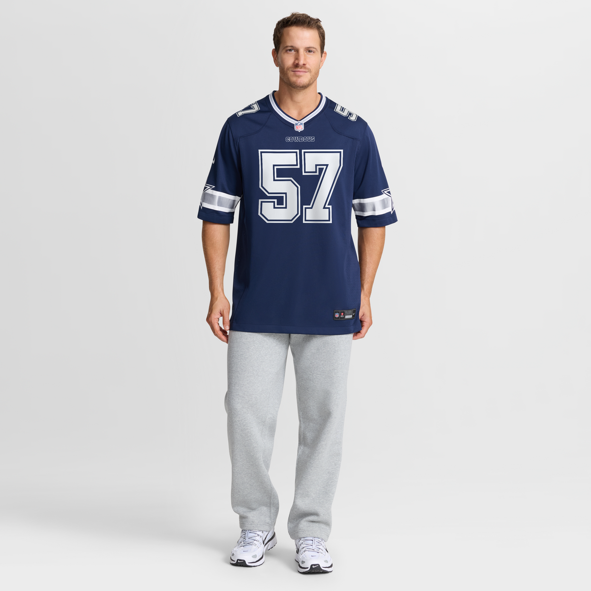 Dallas Cowboys Malachi Lawrence Nike White Game Jersey