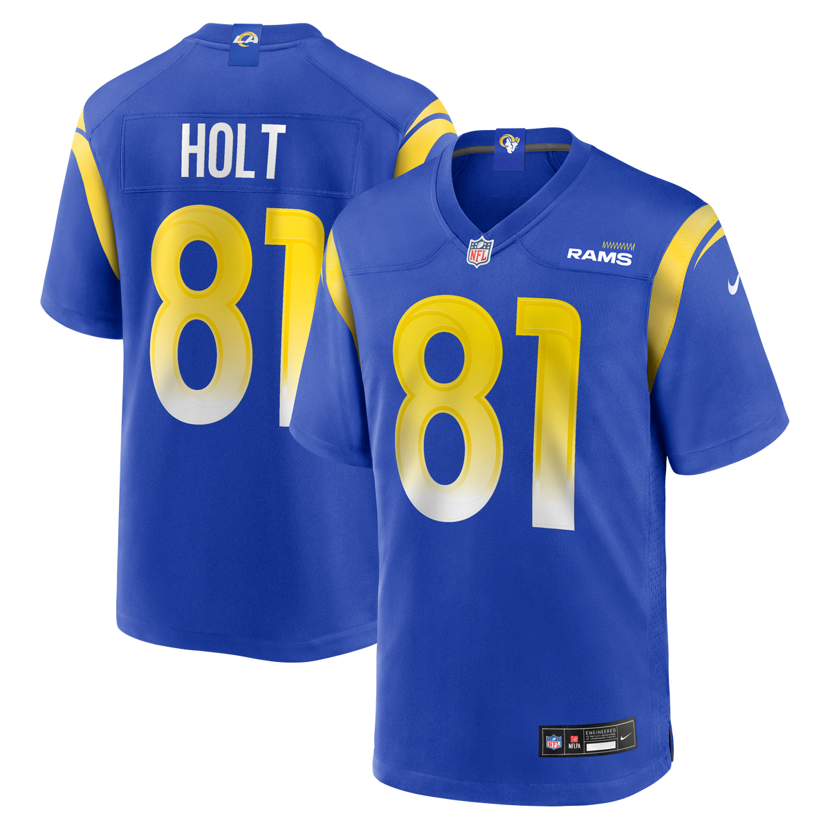 Los Angeles Rams Torry Holt Nike Royal Game Retired Player Jersey