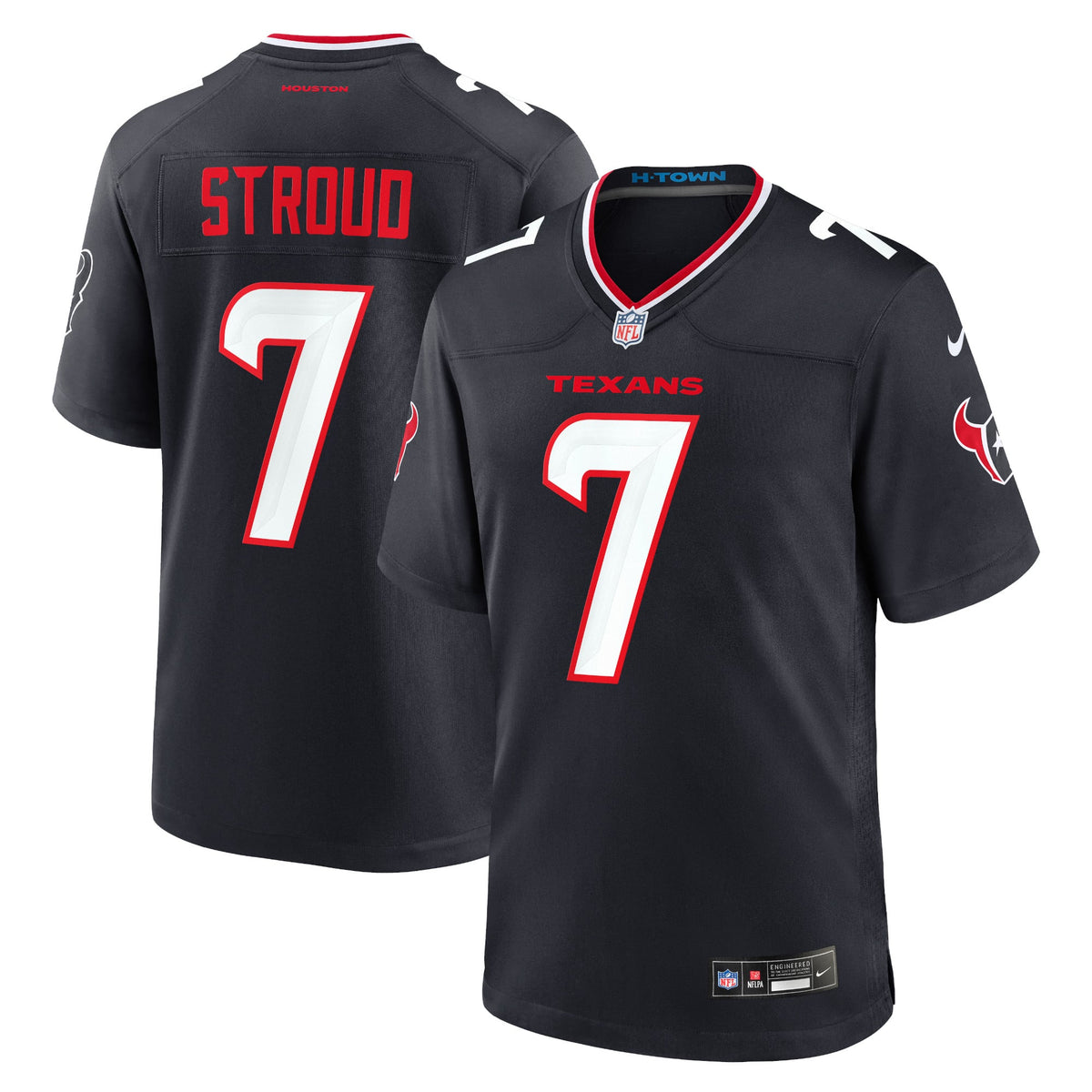 Houston Texans C.J. Stroud Nike Red Alternate Game Jersey