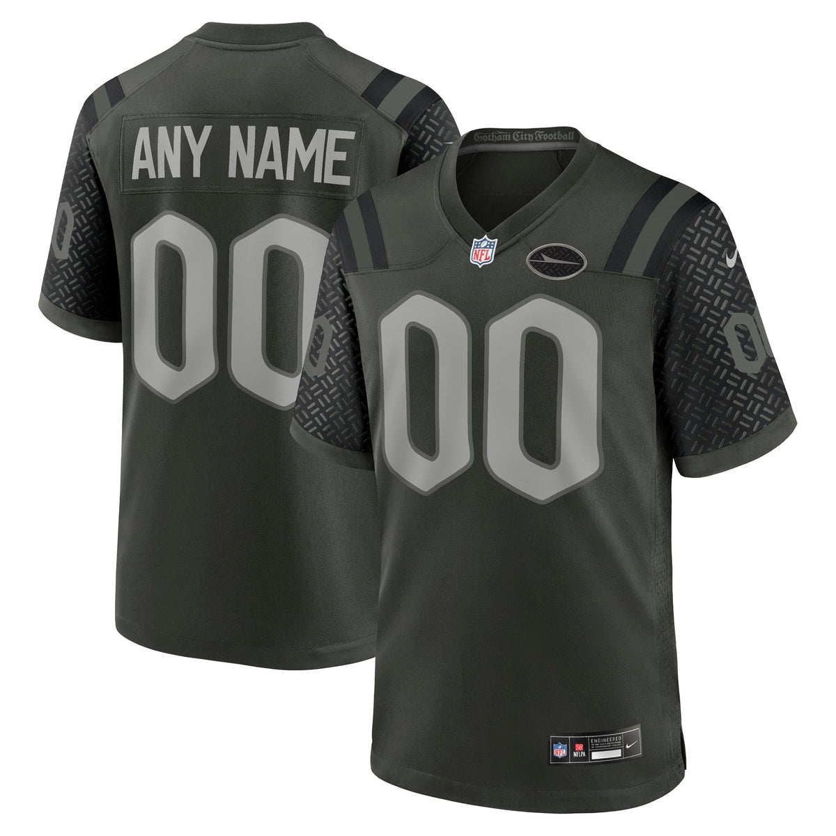 New York Jets Nike Green Rivalries Collection Custom Game Jersey