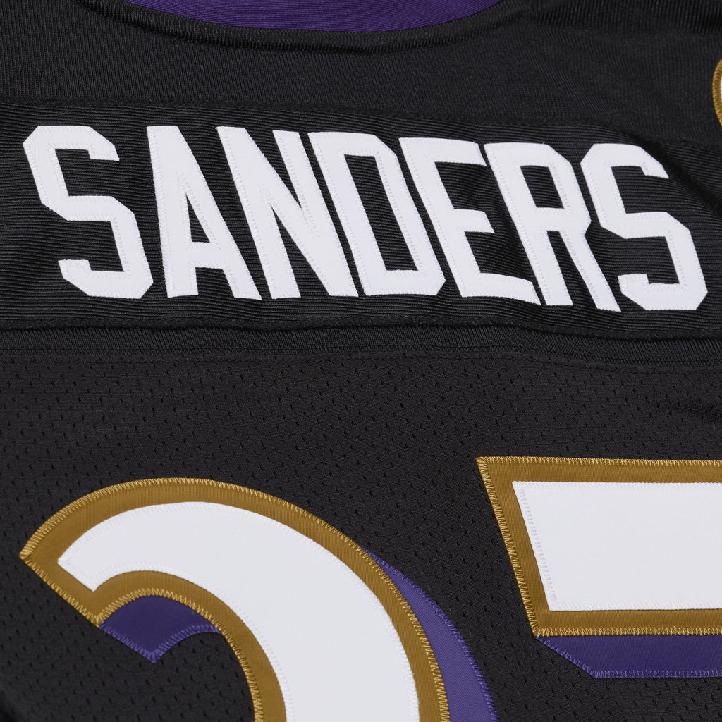 Baltimore Ravens Deion Sanders Mitchell & Ness Black 2005 Authentic Throwback Jersey