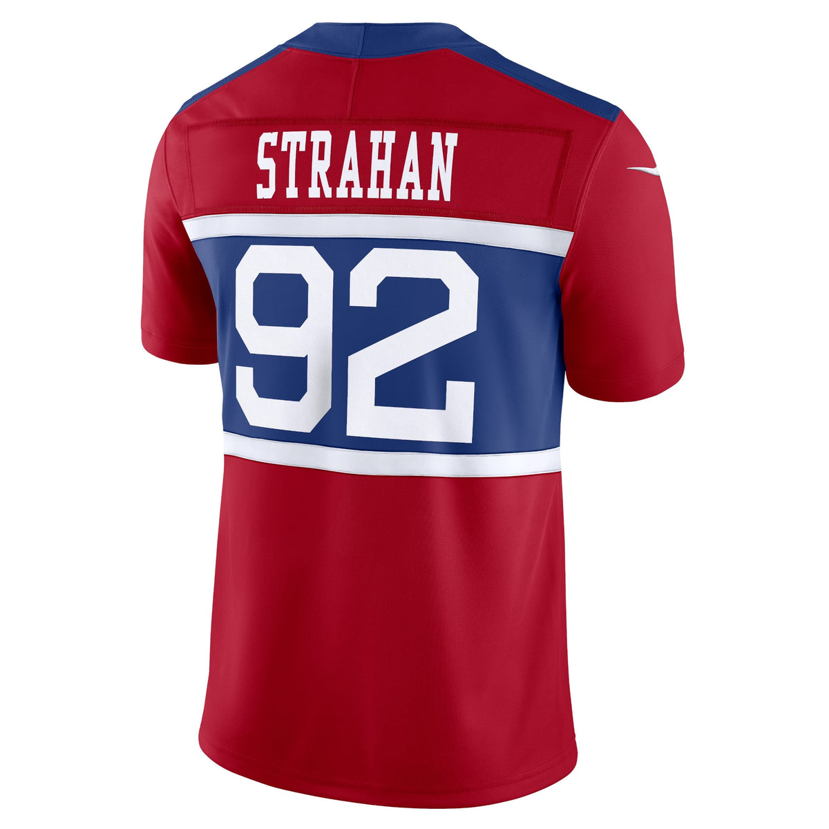 New York Giants Michael Strahan Nike Century Red Alternate Vapor F.U.S.E. Retired Player Limited Jersey