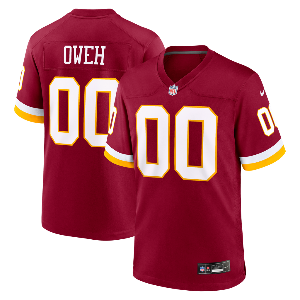 Washington Commanders Odafe Oweh Nike Burgundy Game Jersey