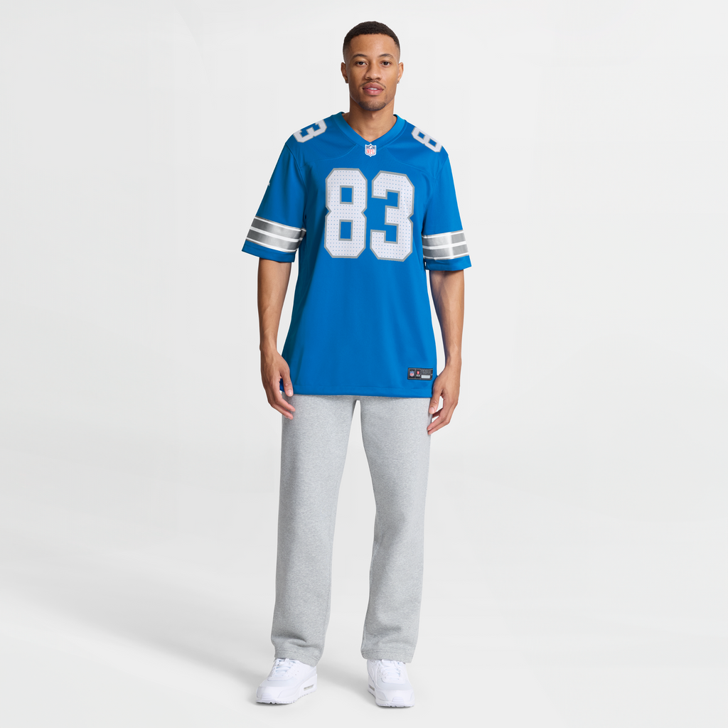 Detroit Lions Tyler Conklin Nike Blue Team Game Jersey