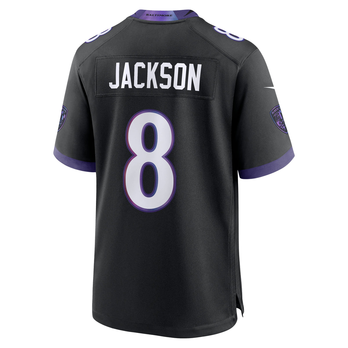 Baltimore Ravens Lamar Jackson Nike Black Alternate Game Jersey