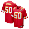 Kansas City Chiefs Brandon George Nike Red Team Game Jersey