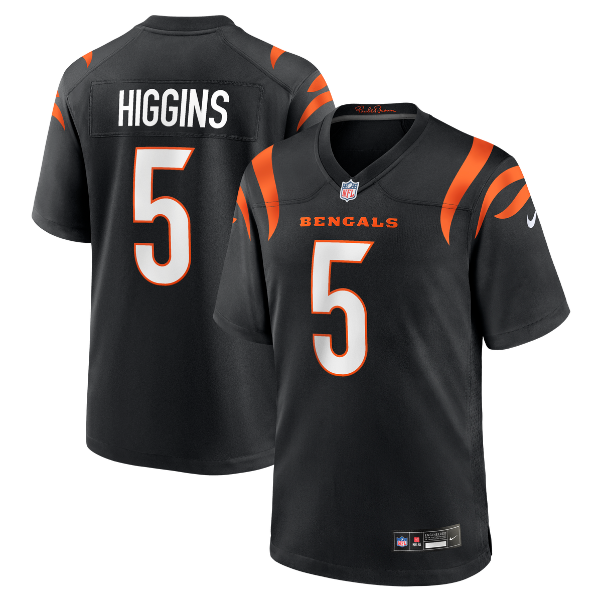 Cincinnati Bengals Tee Higgins Nike White Game Jersey