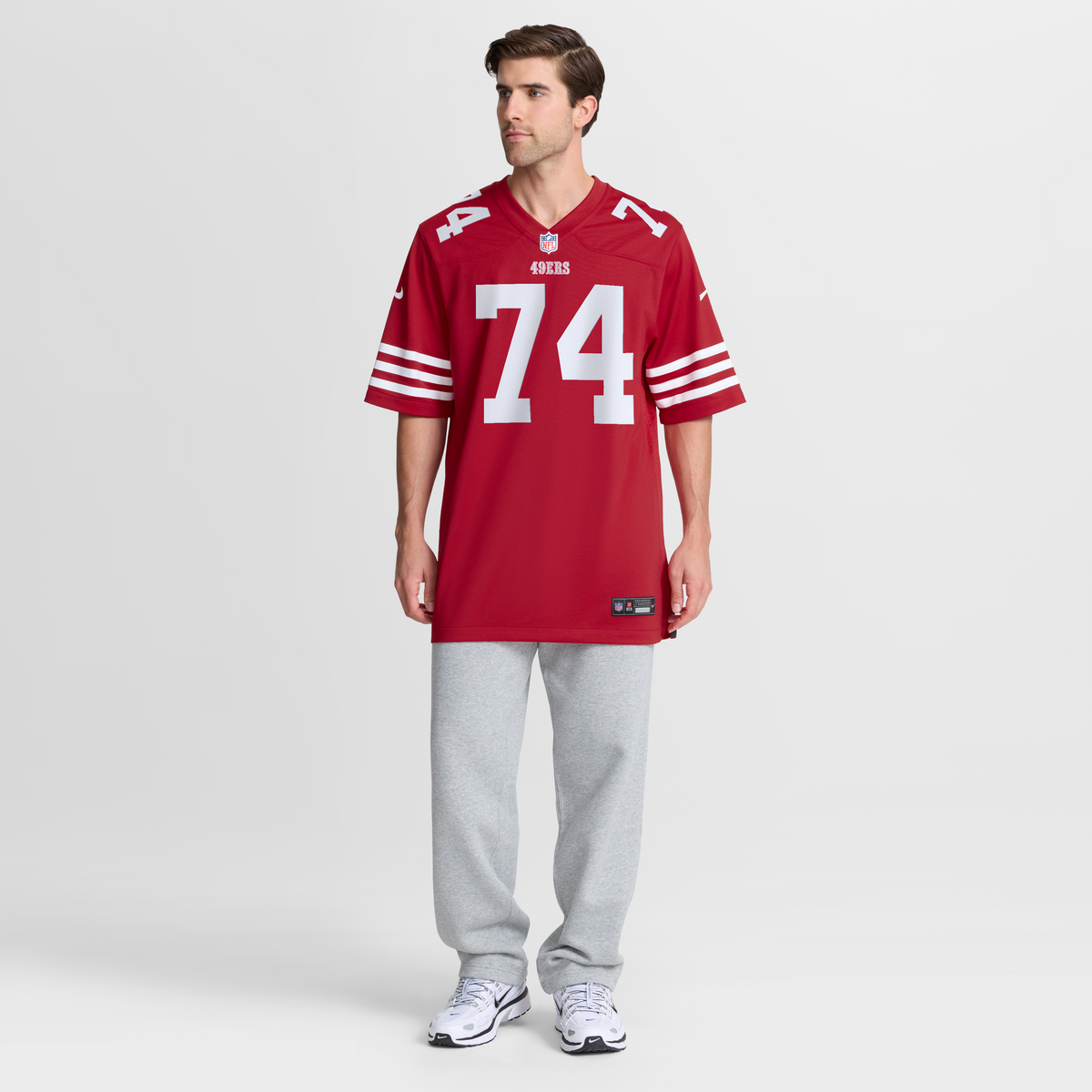 San Francisco 49ers Brett Toth Nike Scarlet Team Game Jersey