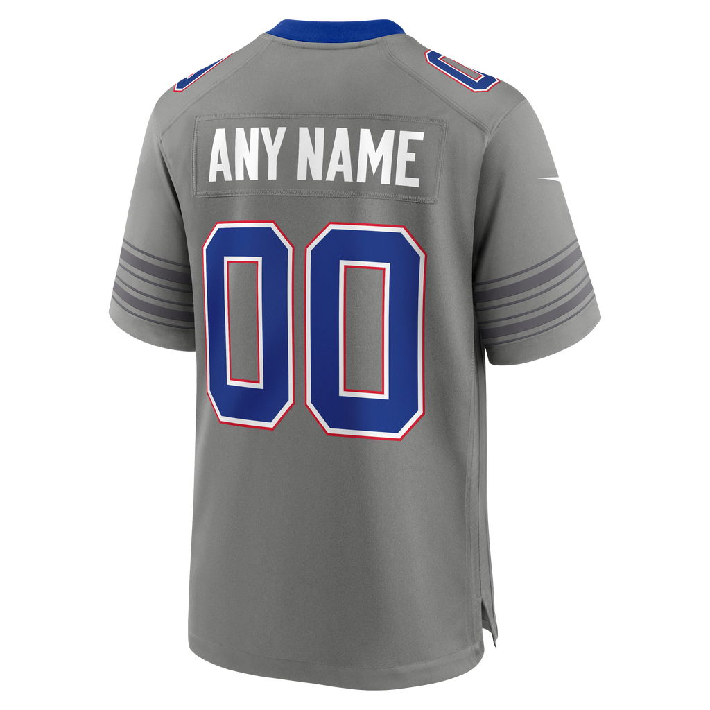 Buffalo Bills Nike Gray Nickel City Custom Game Jersey
