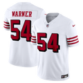 San Francisco 49ers Fred Warner Nike White Alternate Vapor F.U.S.E. Stitched Limited Jersey