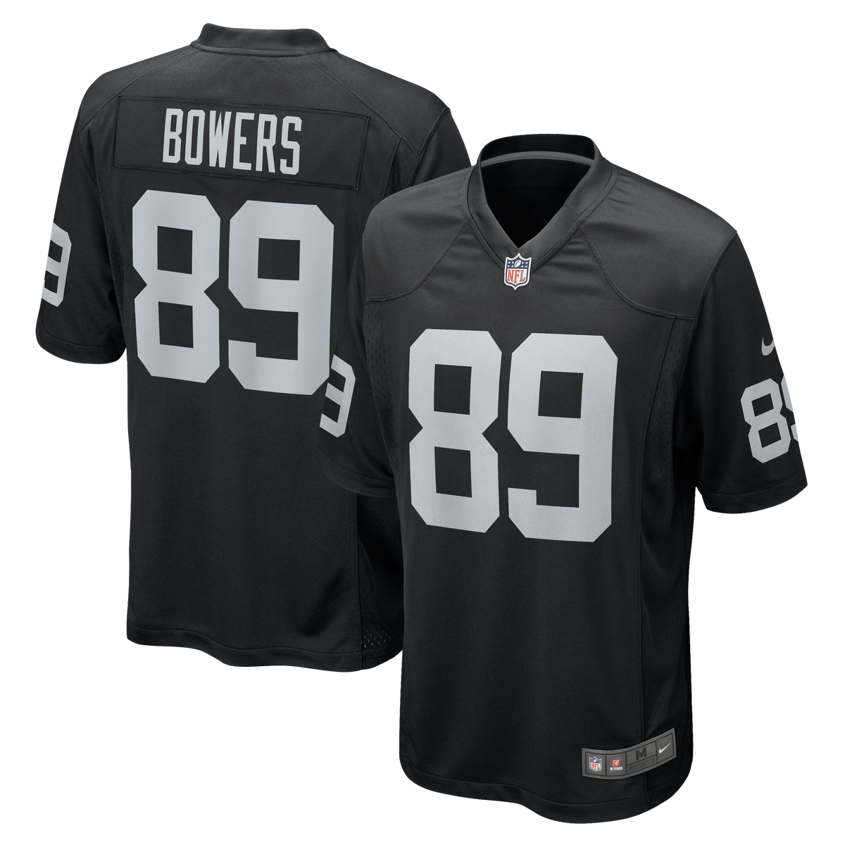 Las Vegas Raiders Brock Bowers Nike White Game Jersey