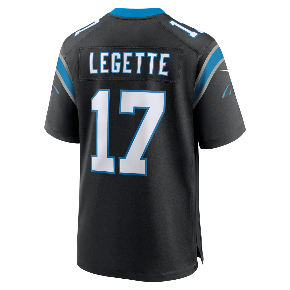 Carolina Panthers Xavier Legette Nike Black Team Game Player Jersey