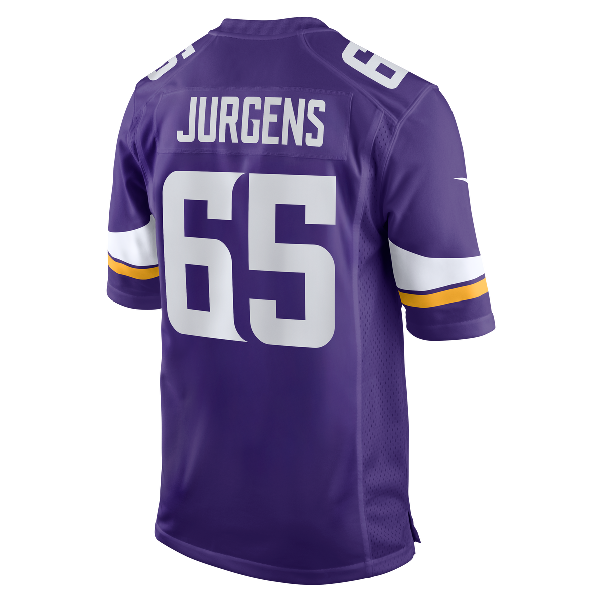 Minnesota Vikings Michael Jurgens Nike Purple Game Jersey