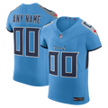 Tennessee Titans Nike Light Blue Team Vapor F.U.S.E. Elite Custom Jersey