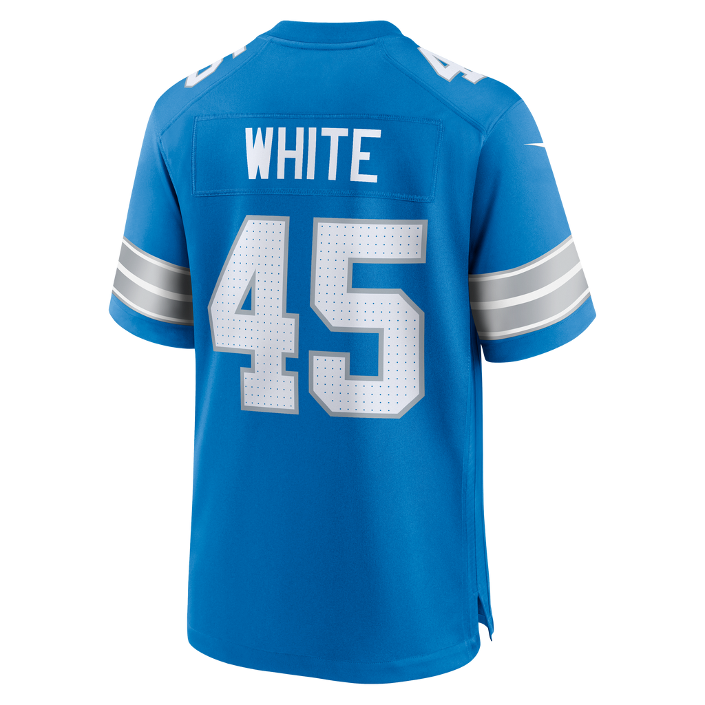 Detroit Lions Devin White Nike Blue Team Game Jersey
