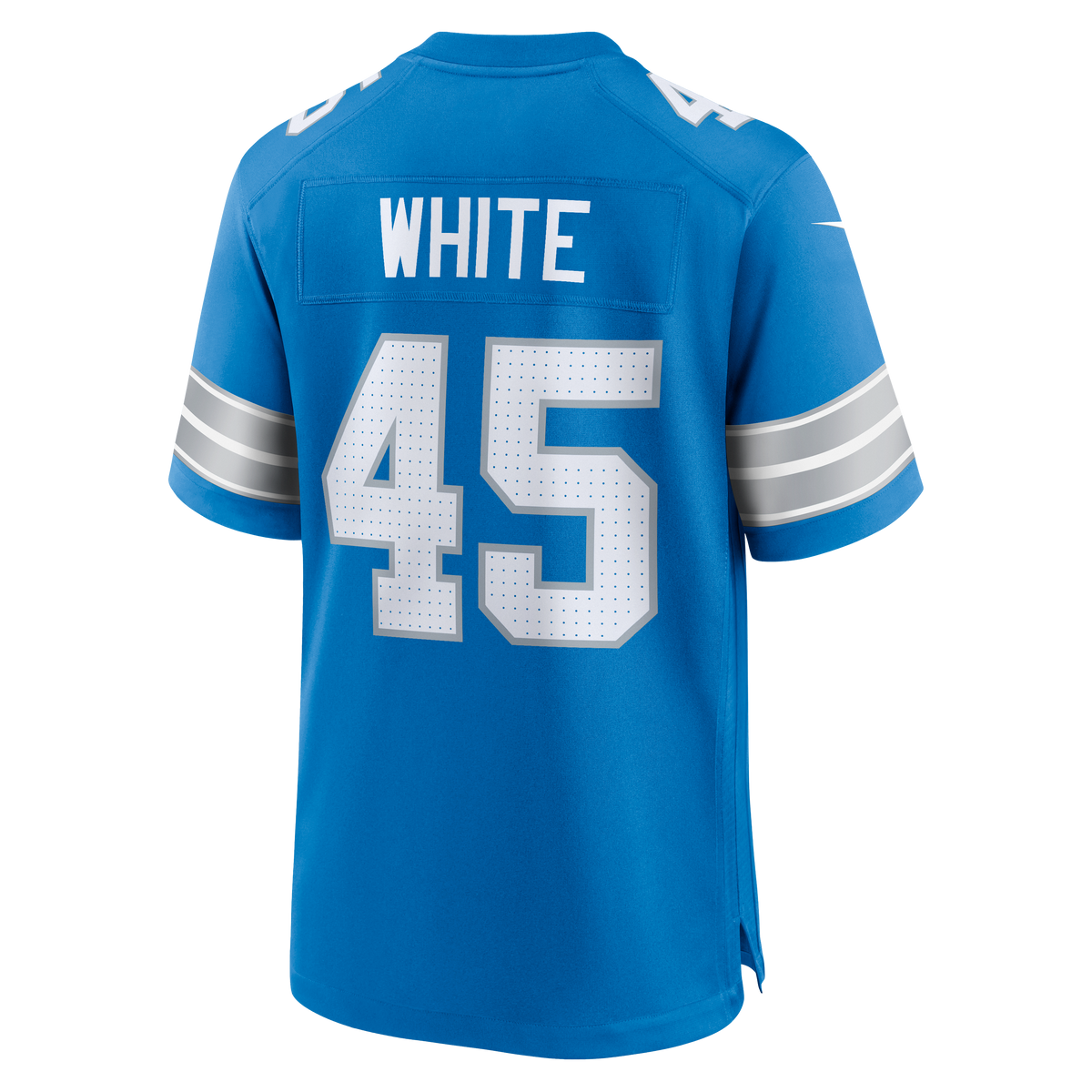 Detroit Lions Devin White Nike Blue Team Game Jersey