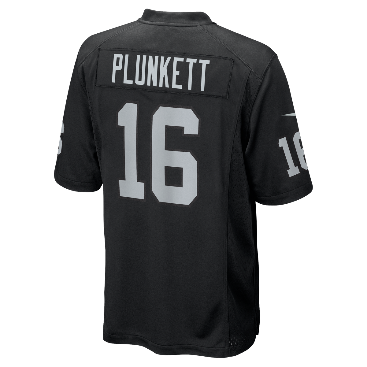 Las Vegas Raiders Jim Plunkett Nike Black Game Retired Player Jersey