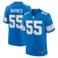 Detroit Lions Derrick Barnes Nike Blue Team Game Jersey