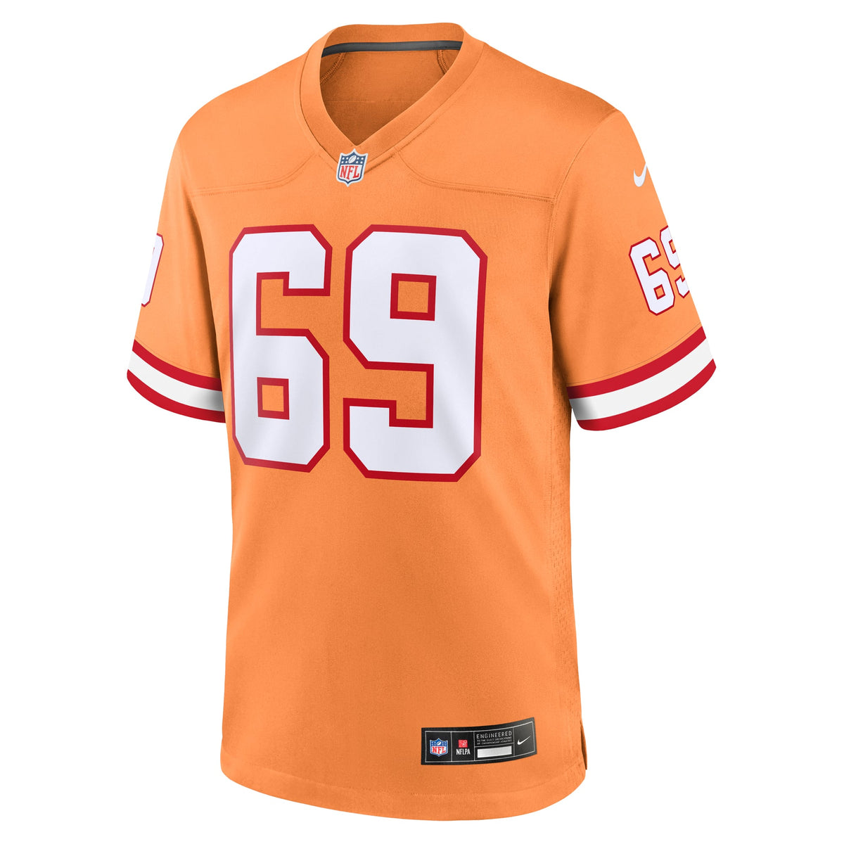 Tampa Bay Buccaneers Cody Mauch Nike Orange Alternate Game Jersey