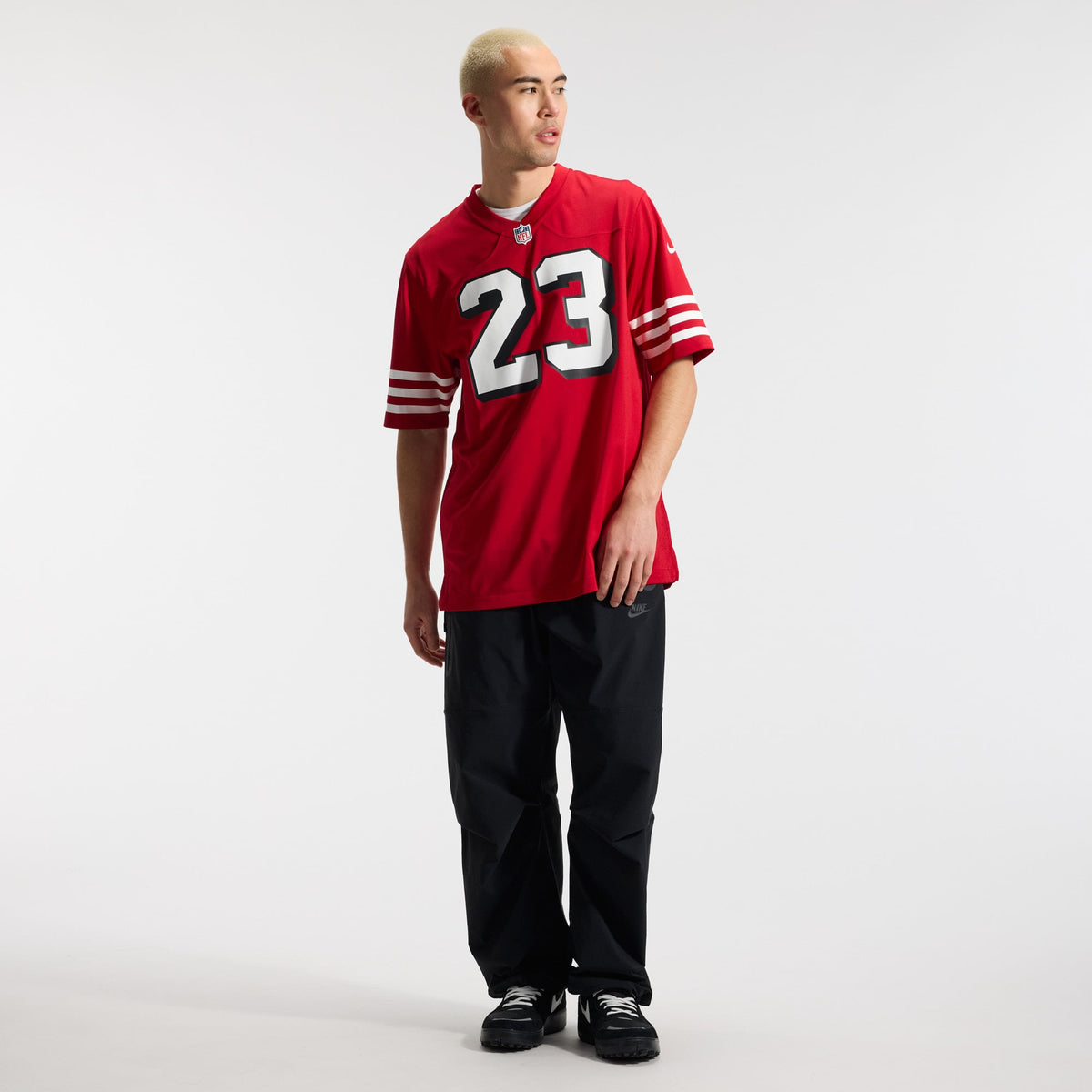 San Francisco 49ers Christian McCaffrey Nike Scarlet Alternate Game Player Jersey