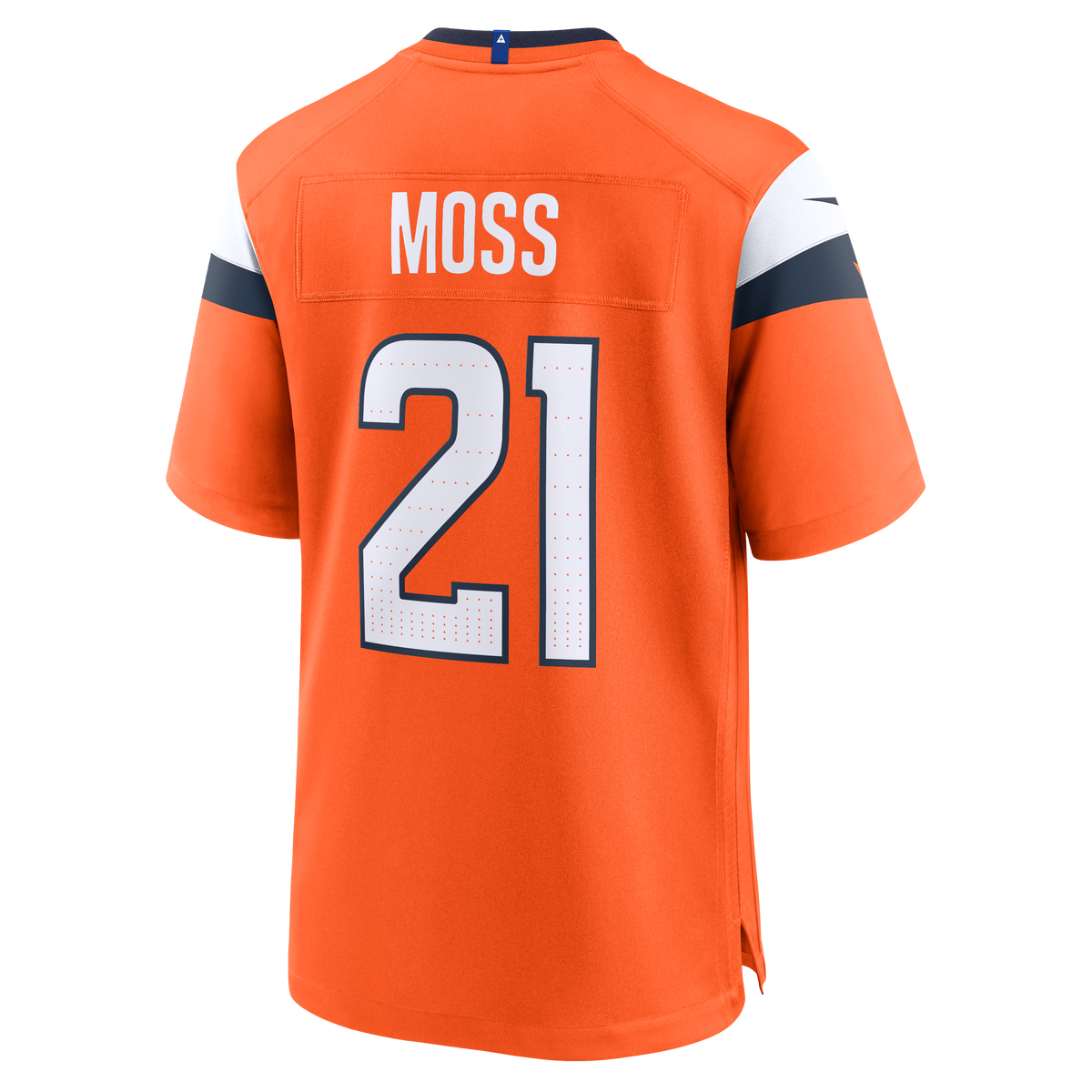 Denver Broncos Riley Moss Nike Orange Team Game Jersey