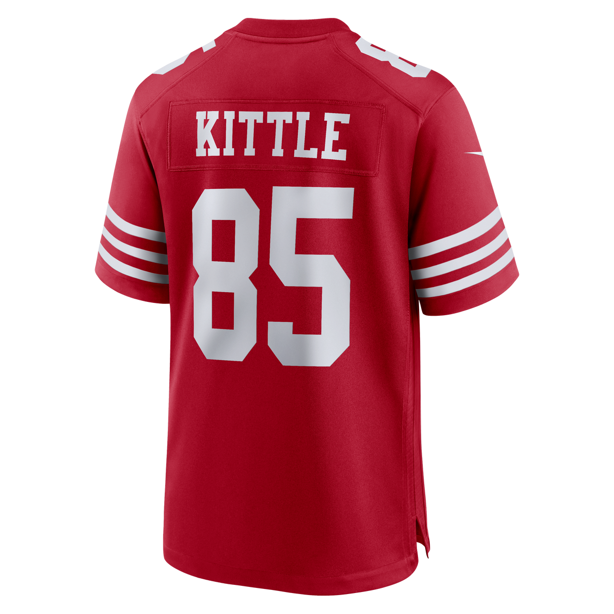 San Francisco 49ers George Kittle Nike White 80th Anniversary Game Jersey