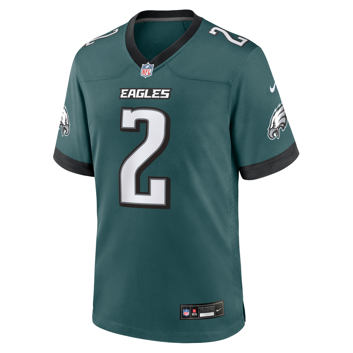 Philadelphia Eagles Tariq Woolen Nike Midnight Green Team Game Jersey
