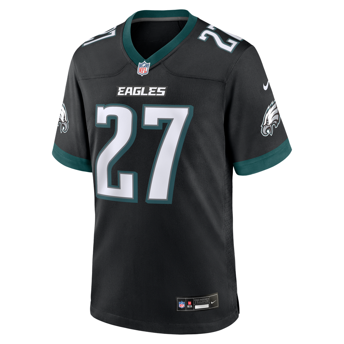Philadelphia Eagles Quinyon Mitchell Nike Black Alternate Game Jersey